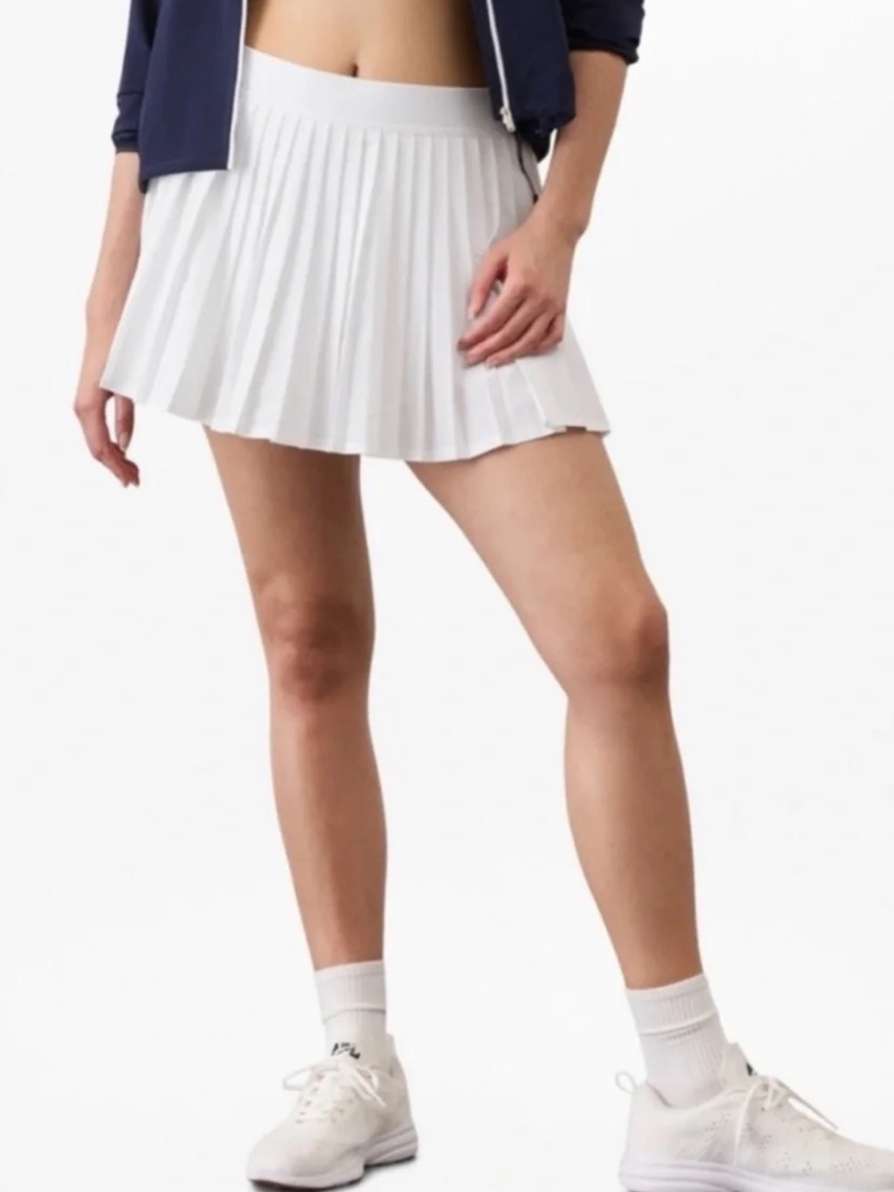 Athleta Match Point Pleated Skort White Size Small NWT Tennis Golf $79